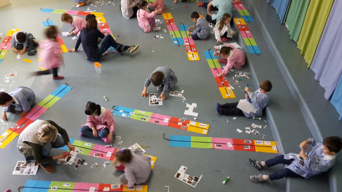 Bambini e ragazzi coinvolti nelle attività formative del MUDI Alba: Esploratori del tempo