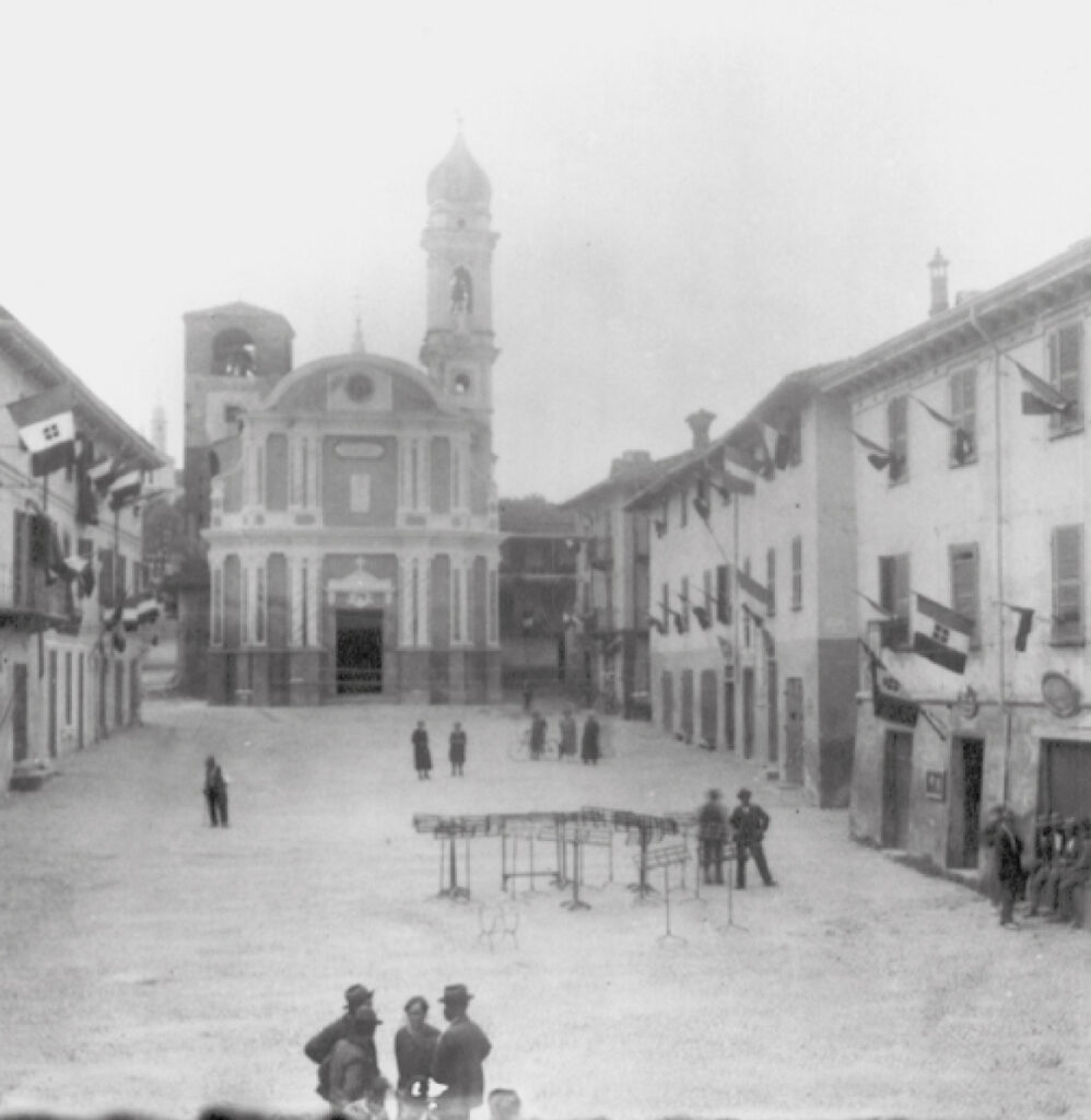 Foto d'epoca della facciata della chiesa di San Giovanni a Canale