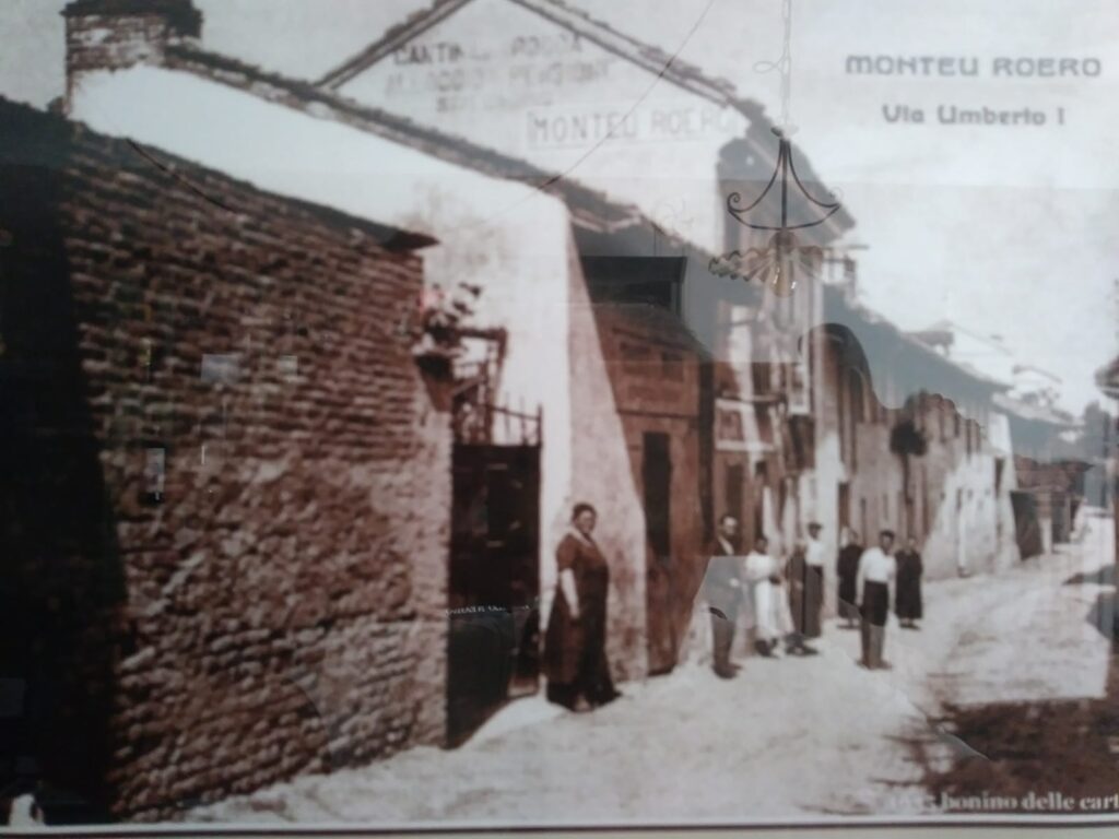 Trattoria della Rocca da José a Monteu Roero negli anni '30 e '40 del Novecento